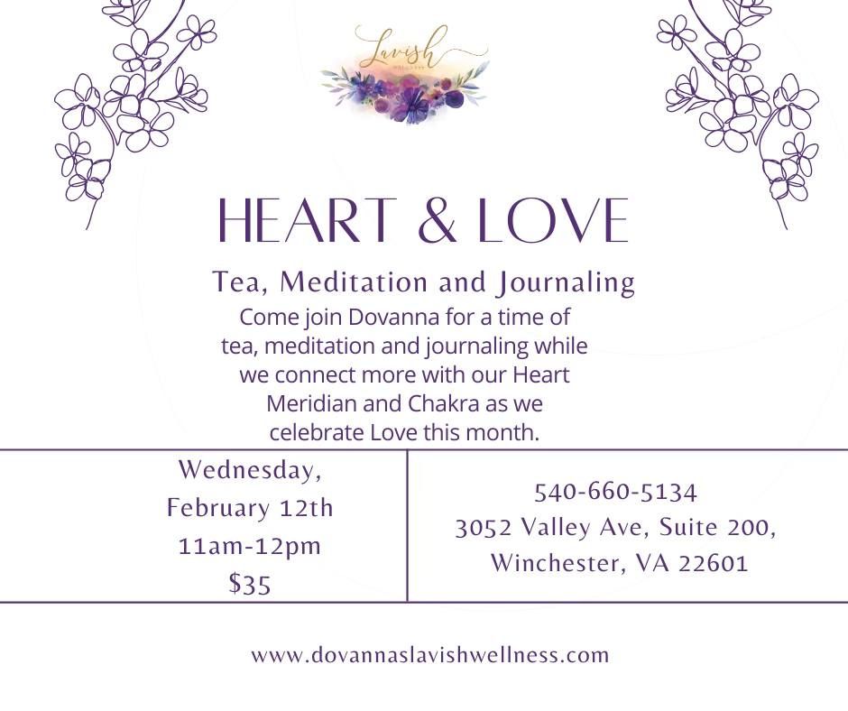 Heart & Love- Tea, Meditation and Journaling