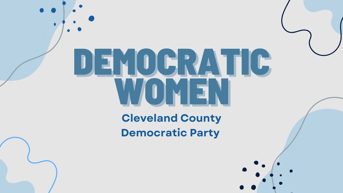 Cleveland County Democratic Women Meeting