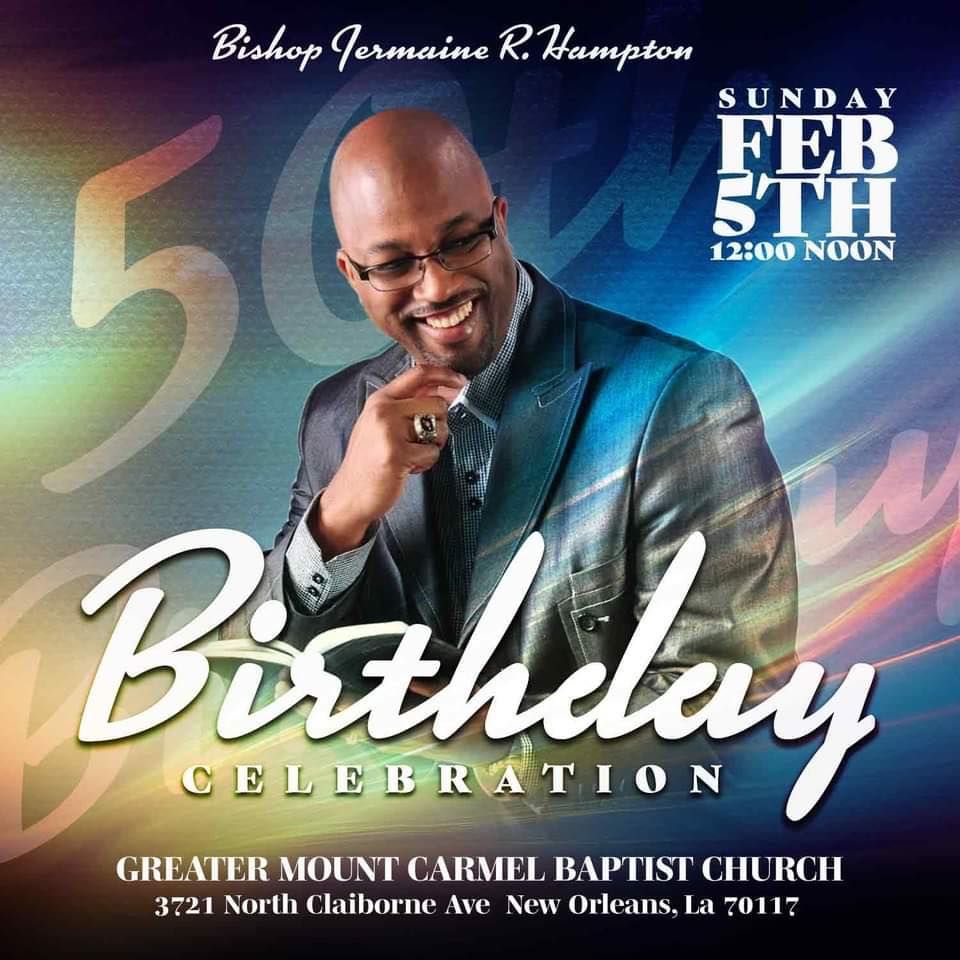 50th Birthday Celebration for Bishop J. R. Hampton, Sr., Greater Mount ...