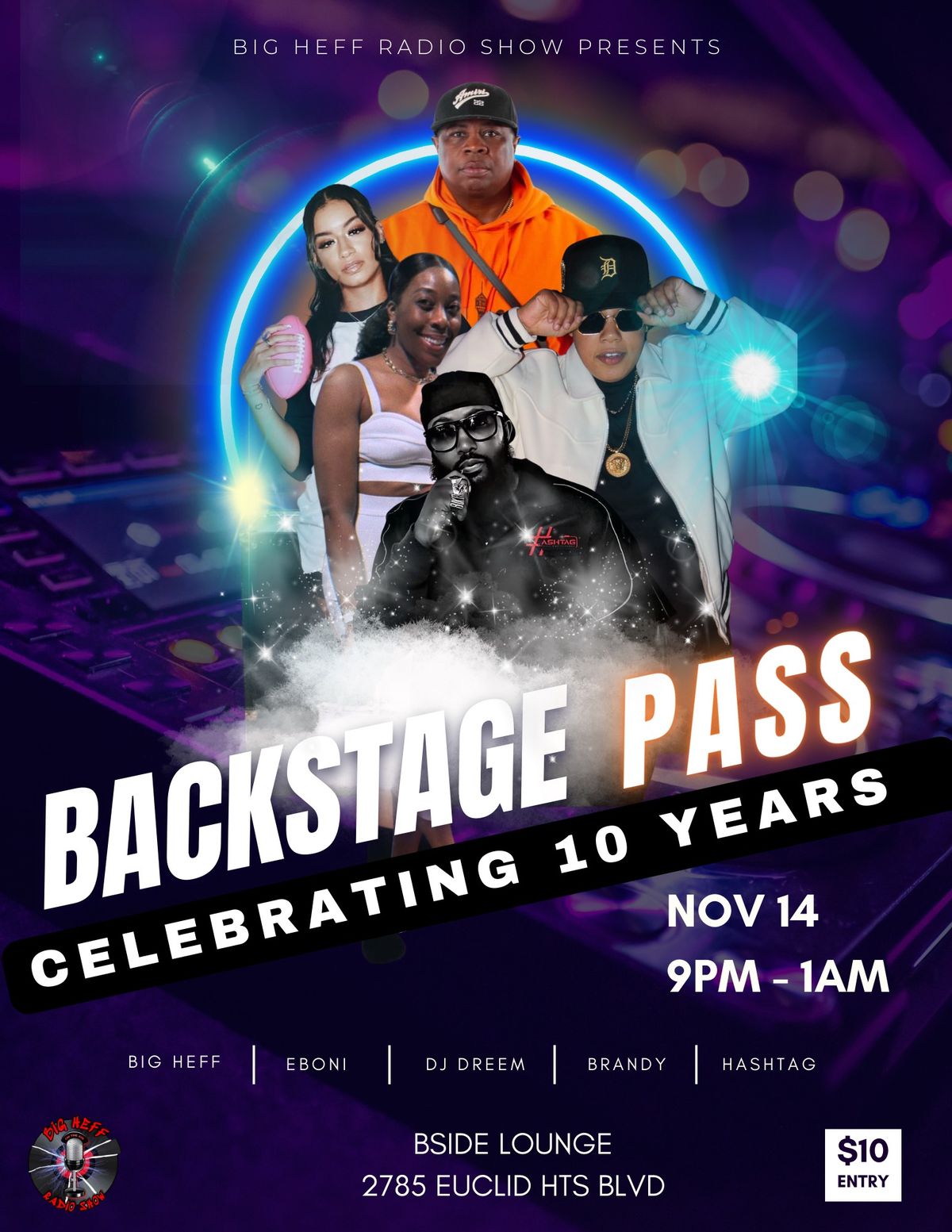 Backstage Pass: Celebrating 10 Years