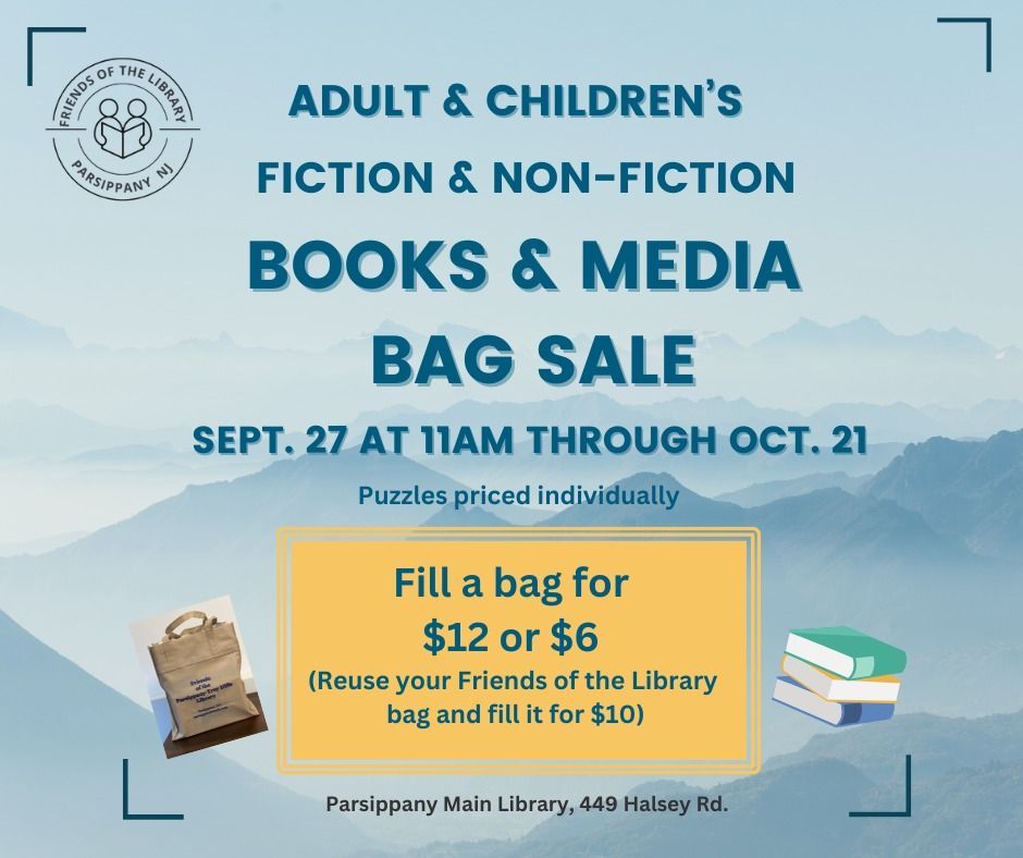 Friends of the Parsippany Library Book and Media Bag Sale