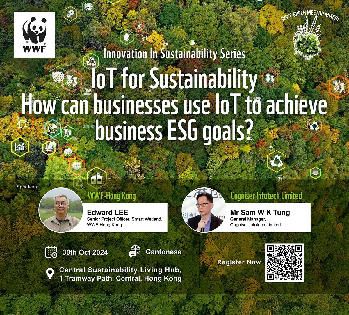 WWF-Hong Kong Green Meetup Mixer : IoT for Sustainability