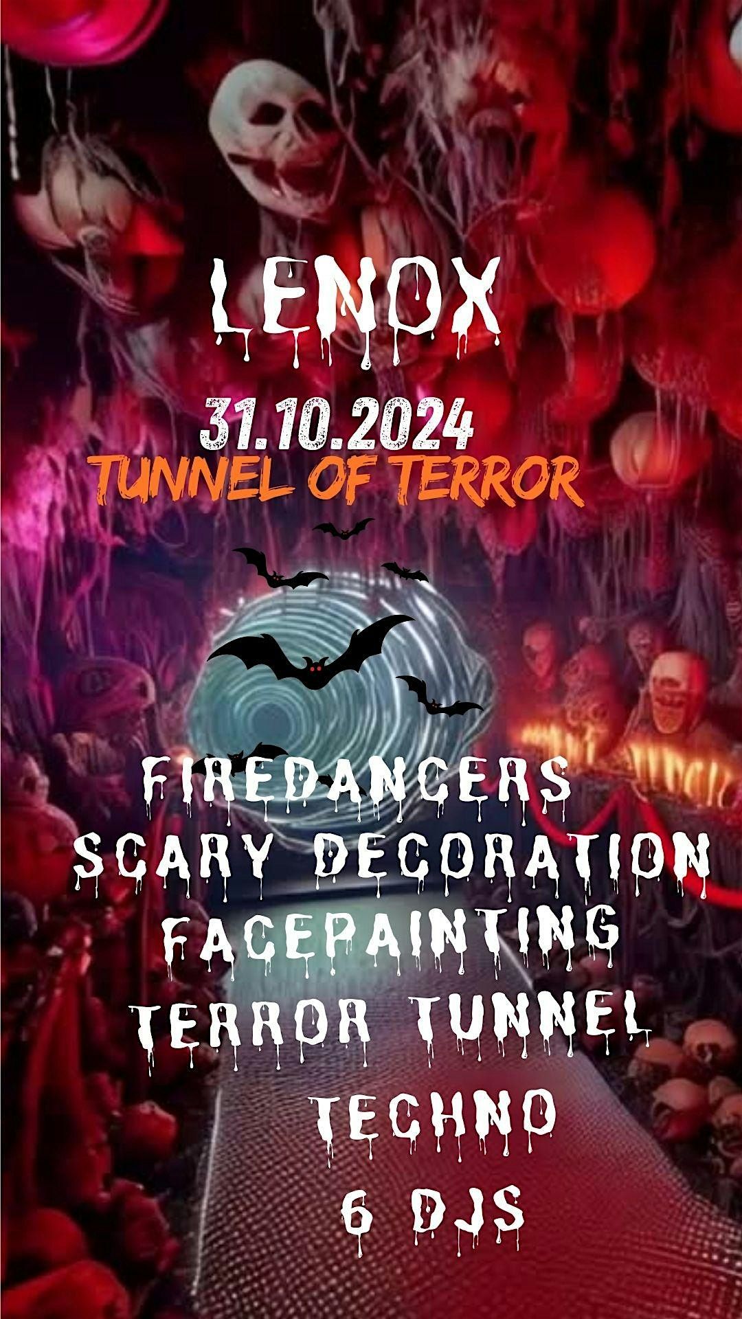 Tunnel of terror Luxembourgs horror and Techno Night