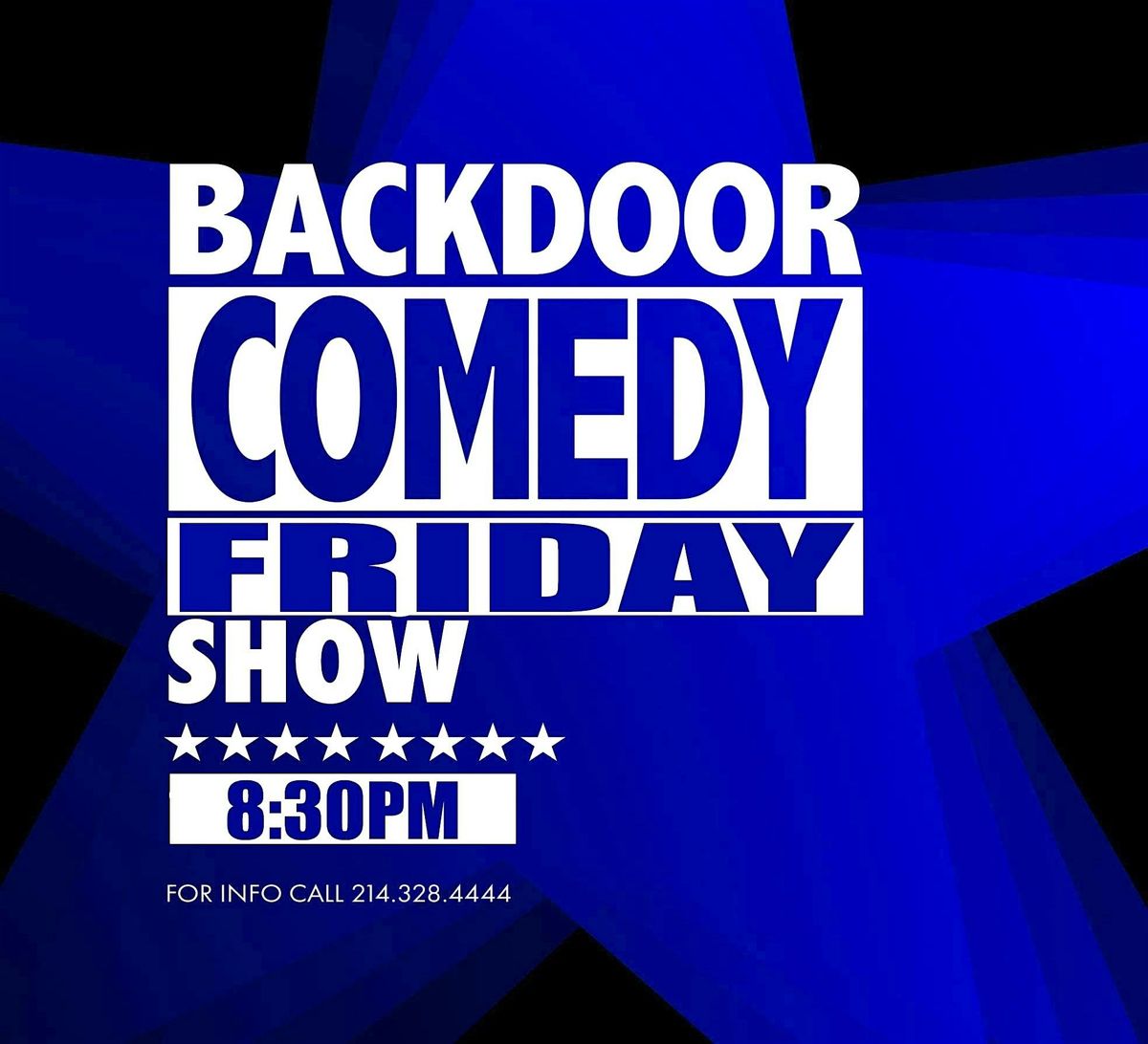 Backdoor Comedy's Standup Fridays