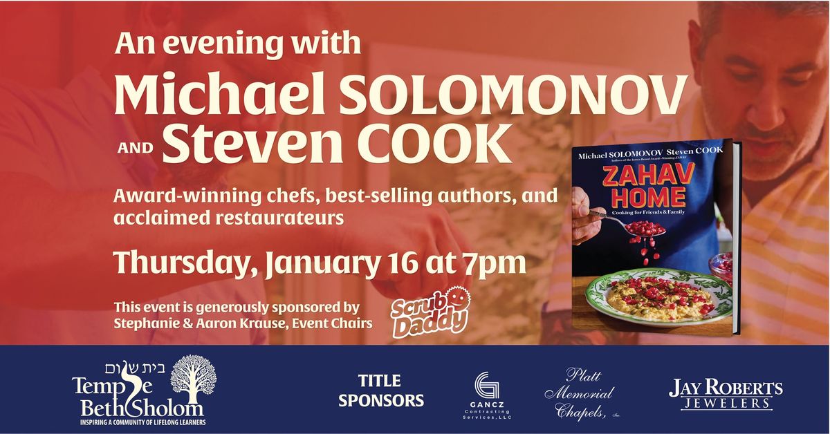 An evening with Michael Solomonov and Steven Cook