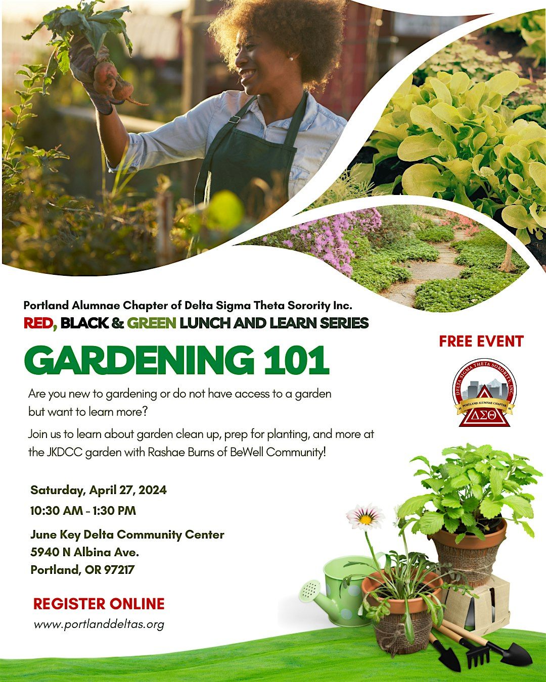 RED, Black & Green Lunch and Learn: Gardening 101