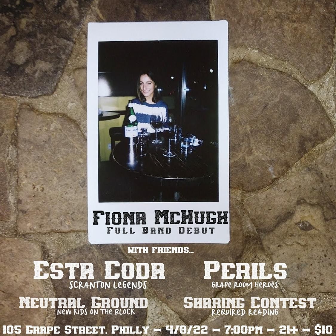 Fiona McHugh\/ Perils\/ Esta Coda\/ Neutral Ground\/ Sharing Contest