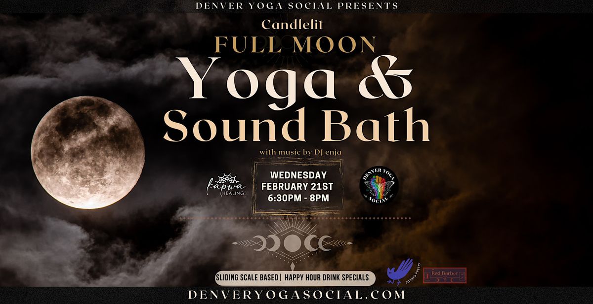 Full Moon -  Candlelit Yoga & Sound Bath with DJ enja