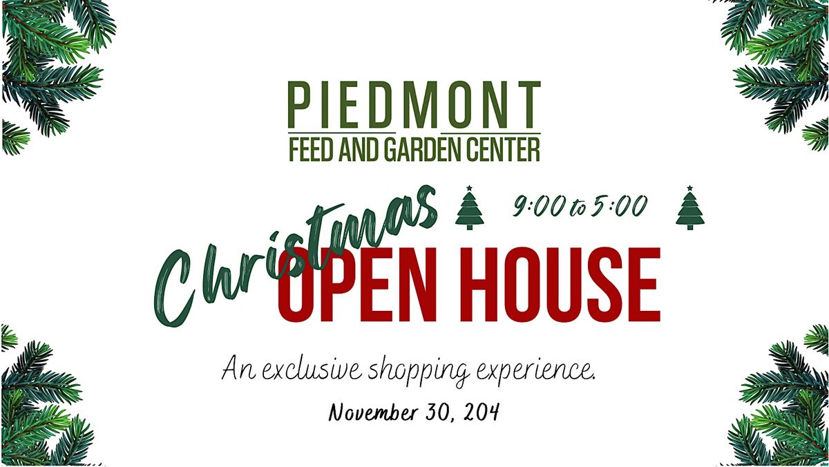 3rd Annual  Christmas Open House