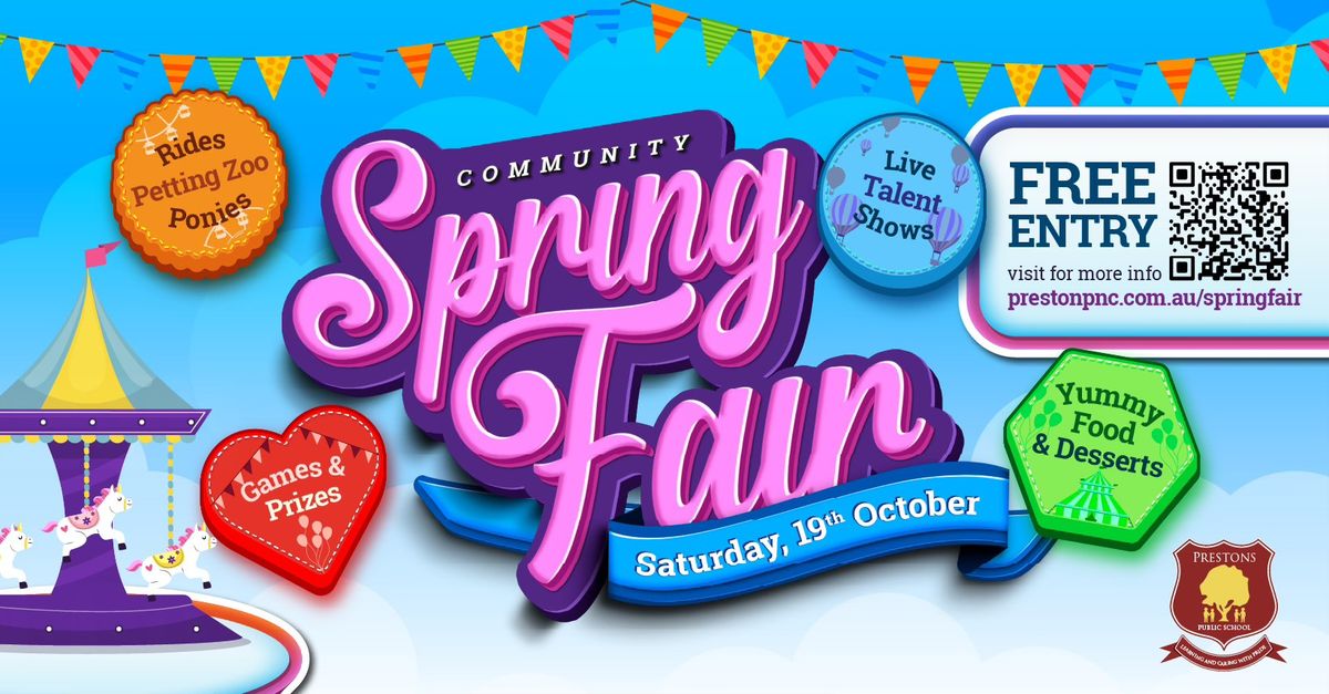 Preston's Community Spring Fair 2024