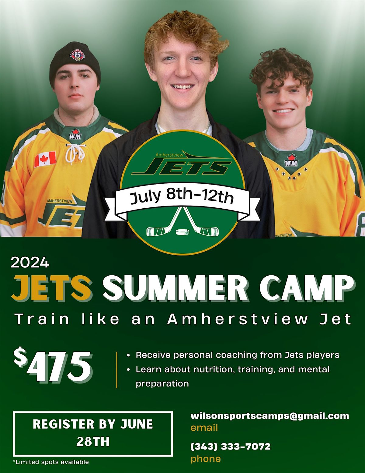 Amherstview Jets Hockey Camp by Wilson Sports Camps