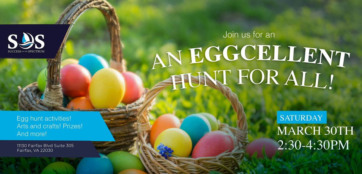 Free Autism-Friendly Eggcellent Hunt For All!