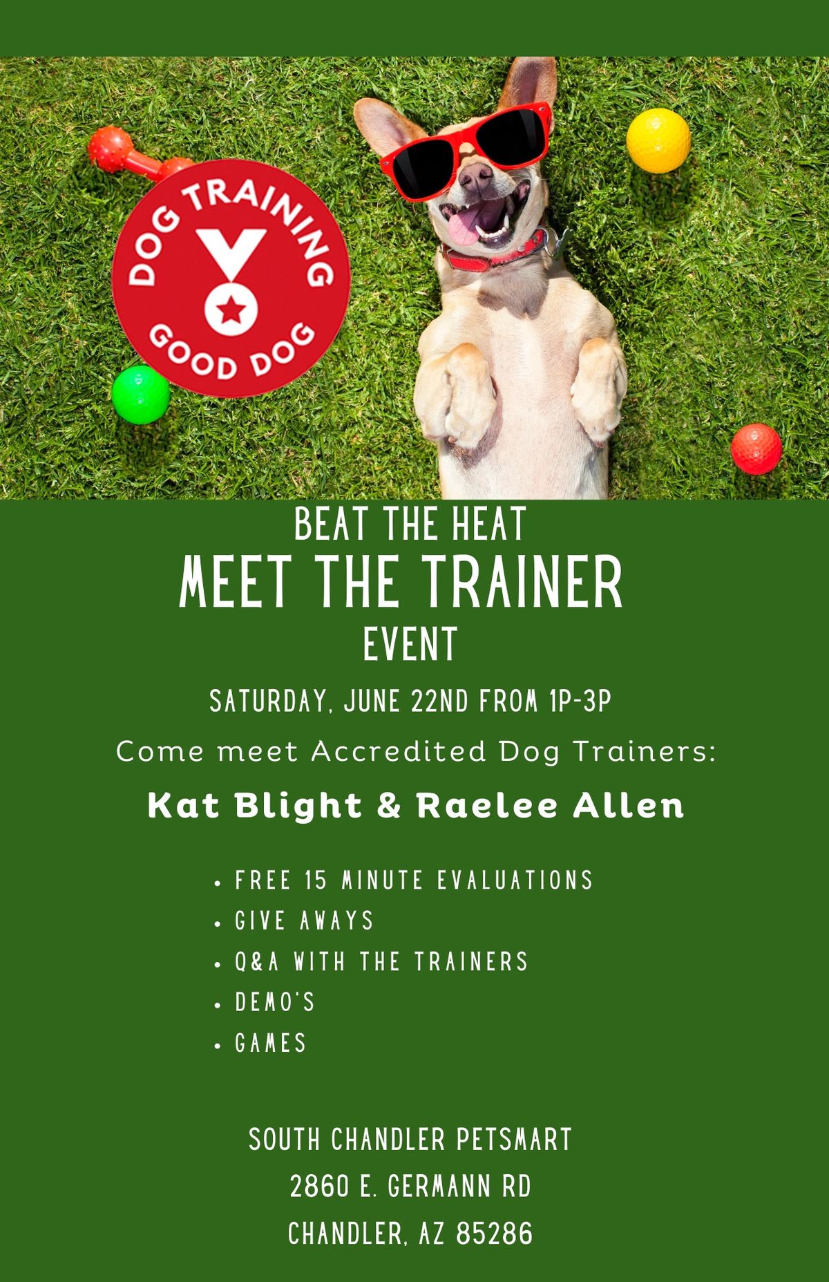 Beat the Heat, Meet the Trainer Event 