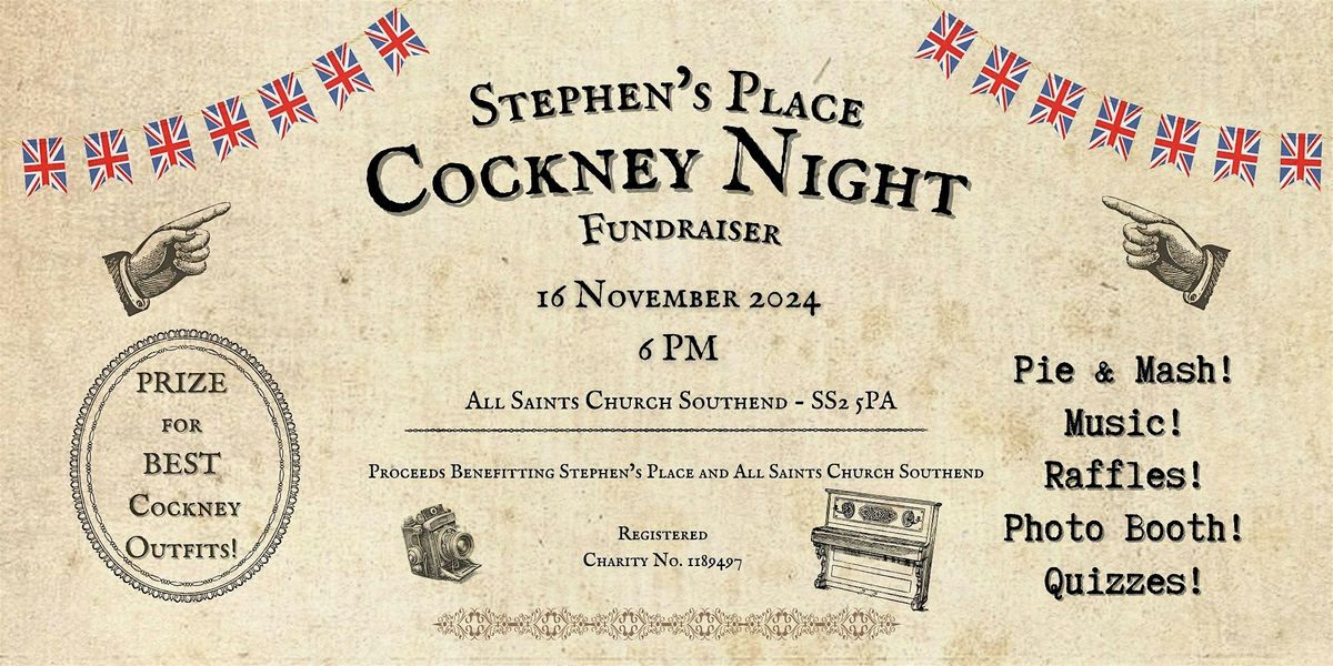 Stephen\u2019s Place Cockney Night Fundraiser