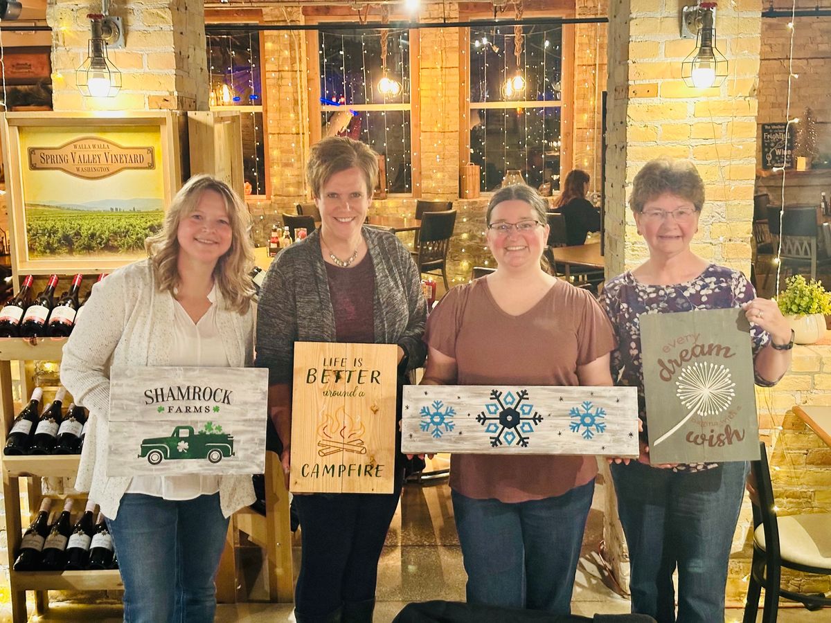 Board & Brush Workshop at Waterfront Wine Bar