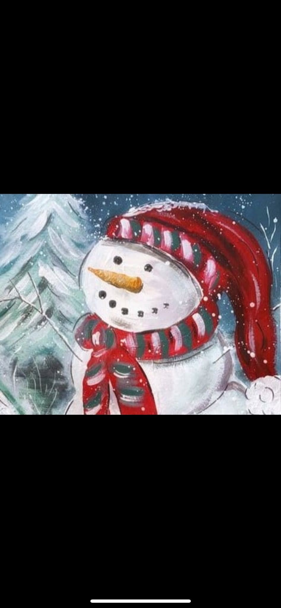 Save the date: RJC paint for literacy, Whimsical Snowman