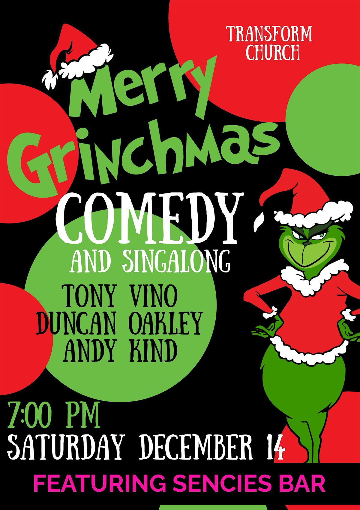 Merry Grinchmas - An Evening Of Comedy & Christmas Songs