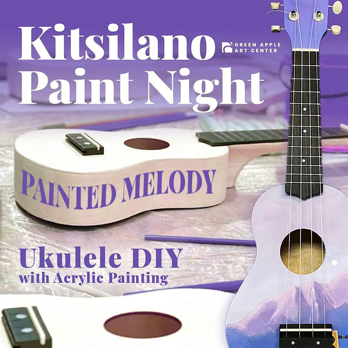 Painted Melody | Ukulele DIY with Acrylic Painting