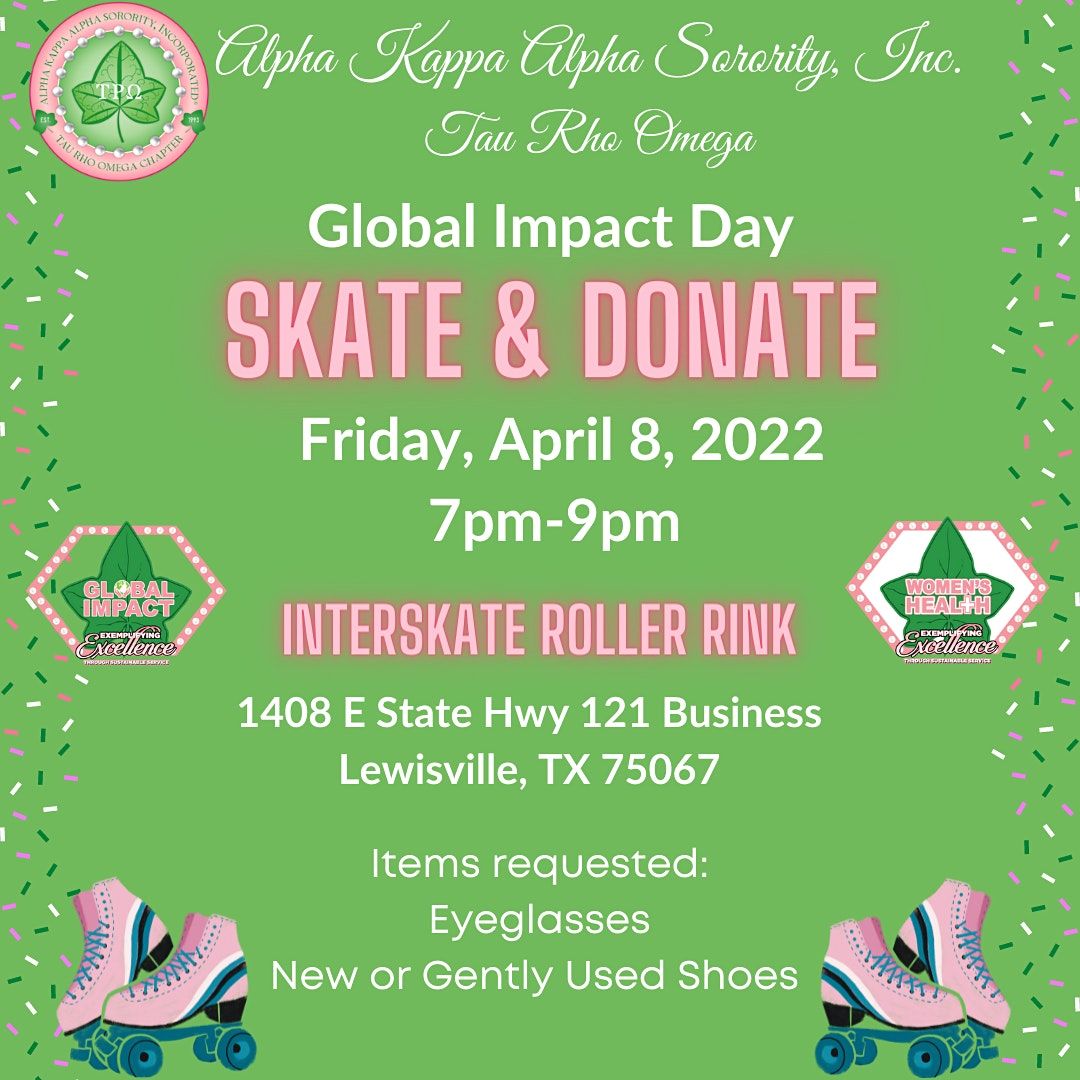 Alpha Kappa Alpha Sorority, Inc., Tau Rho Omega Chapter: Skate And ...