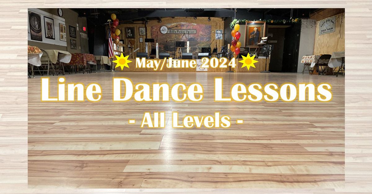 Line Dance Lessons May\/June Session $40