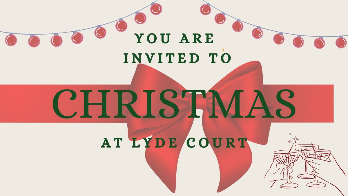 Shared Christmas Party Night at Lyde Court with Live Band XL5 and DJ