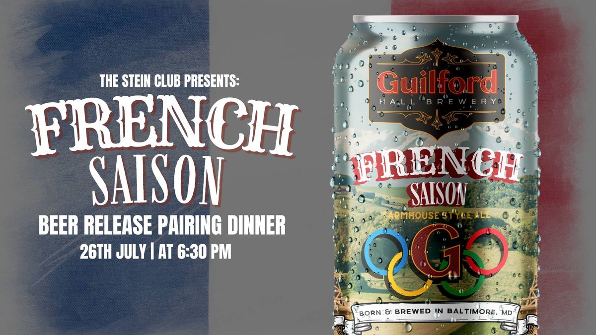 French Saison Beer Release Pairing Dinner