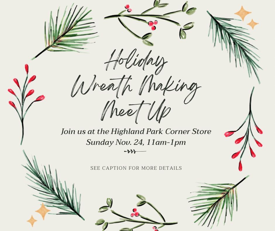 HPIC Holiday Wreath Making Meet Up