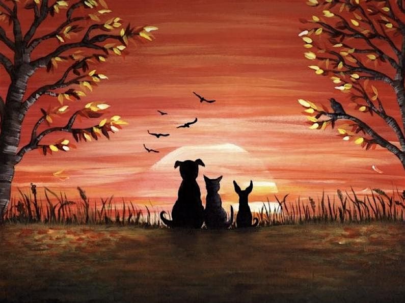 Paint with Ashley Blake \u201cPaws for Life K-9 Rescue\u201d Fundraiser Paint Night