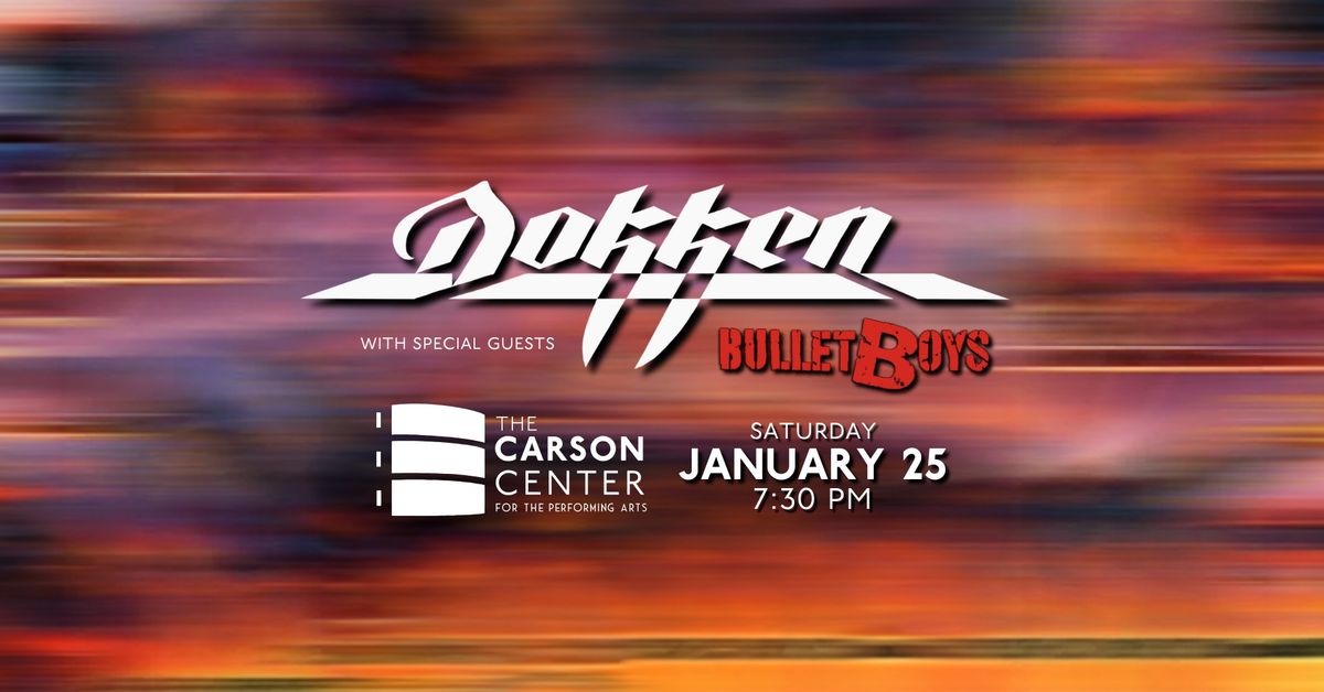 DOKKEN - Heaven Comes Down Tour 2024 with Special Guests BulletBoys