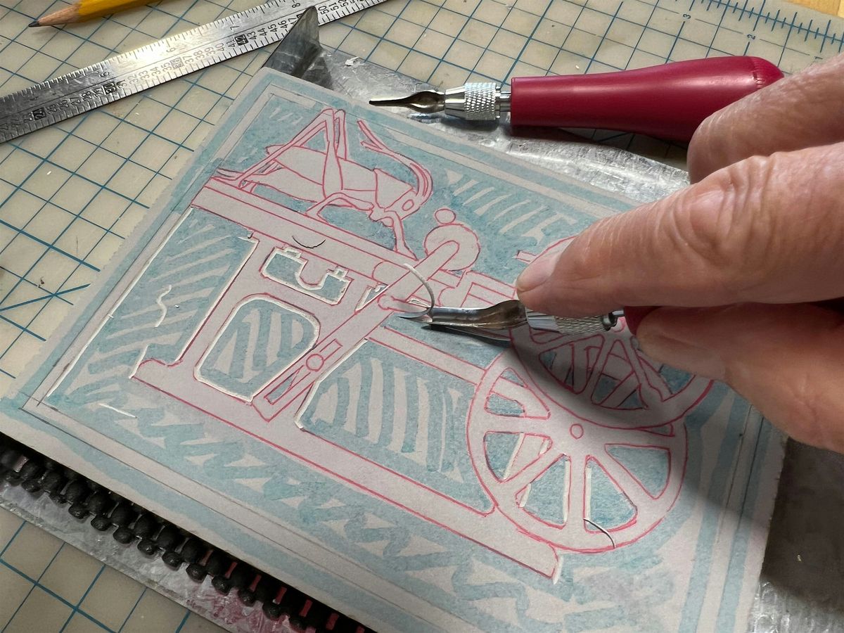 Linoleum Block Print Making:  Sat, Nov 23, 2024