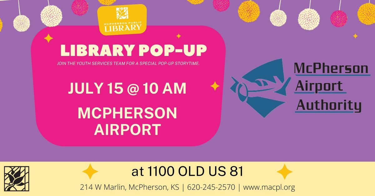 Airport Pop Up Storytime