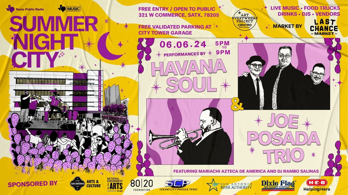 Summer Night City | Havana Soul + Joe Posada Trio 