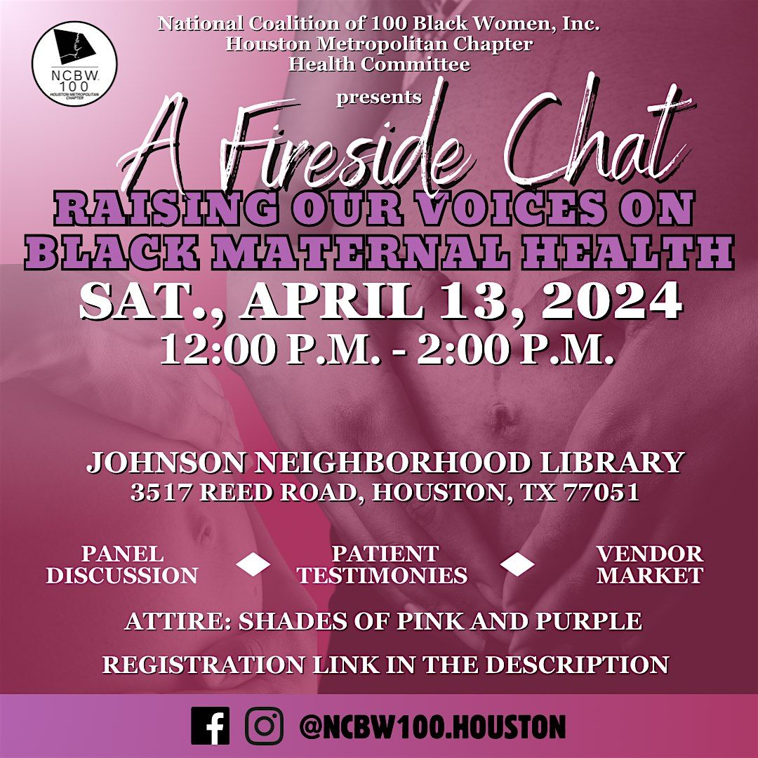 A Fireside Chat: Raising Our Voices On Black Maternal Health