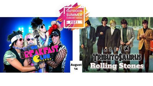 Breakfast Club & Tributosaurus becomes Rolling Stones  at Outdoor Summer Concert Series