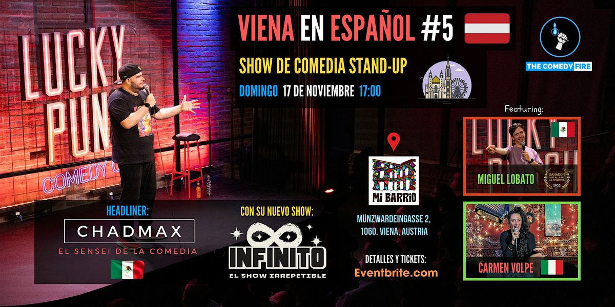 Viena en Espa\u00f1ol #5  - Un showcase de comedia stand-up | NUEVOS TALENTOS