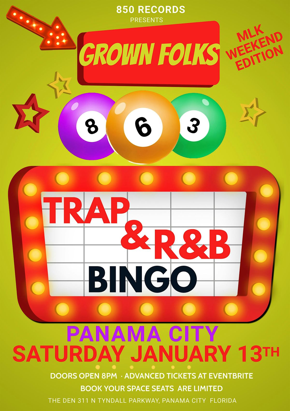 TRAP & R&B BINGO PANAMA CITY