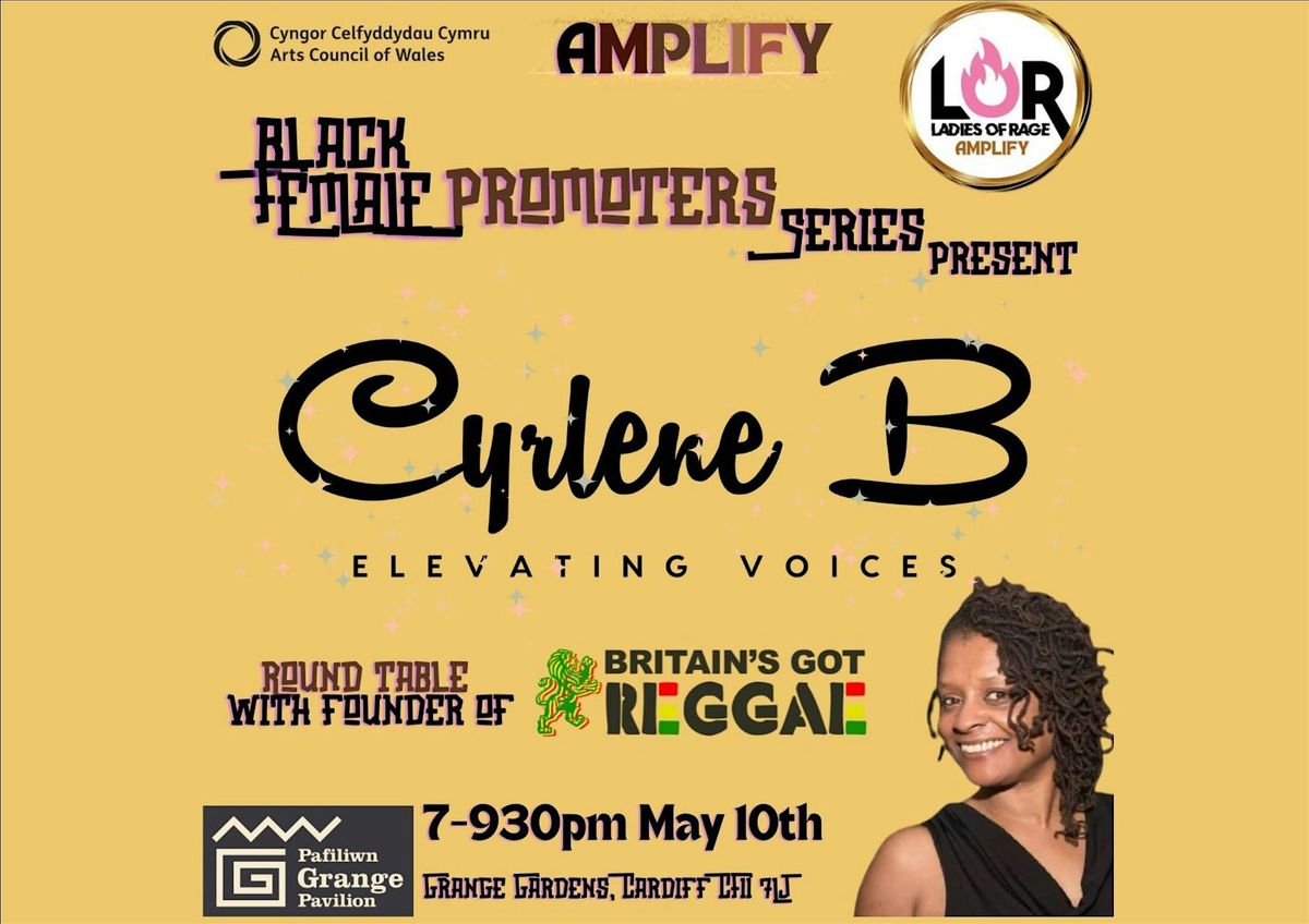 Round table discussion with the founder of Britain's Got Reggae, Cyrlene B