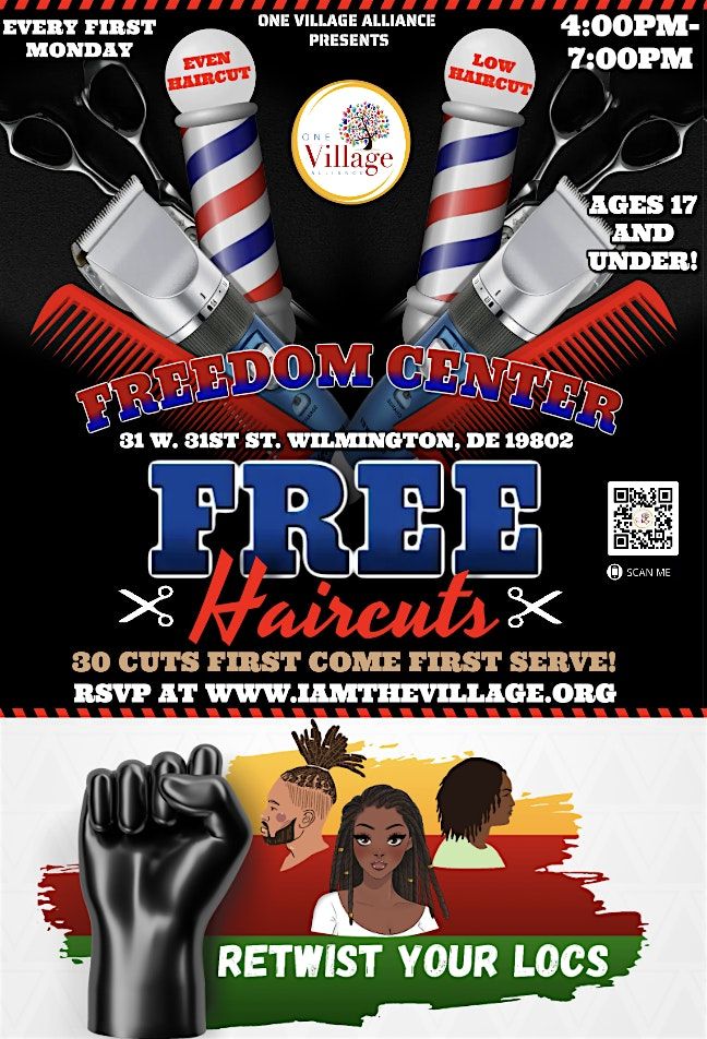 "FREE"DOM HAIRCUT & RETWIST DAY!