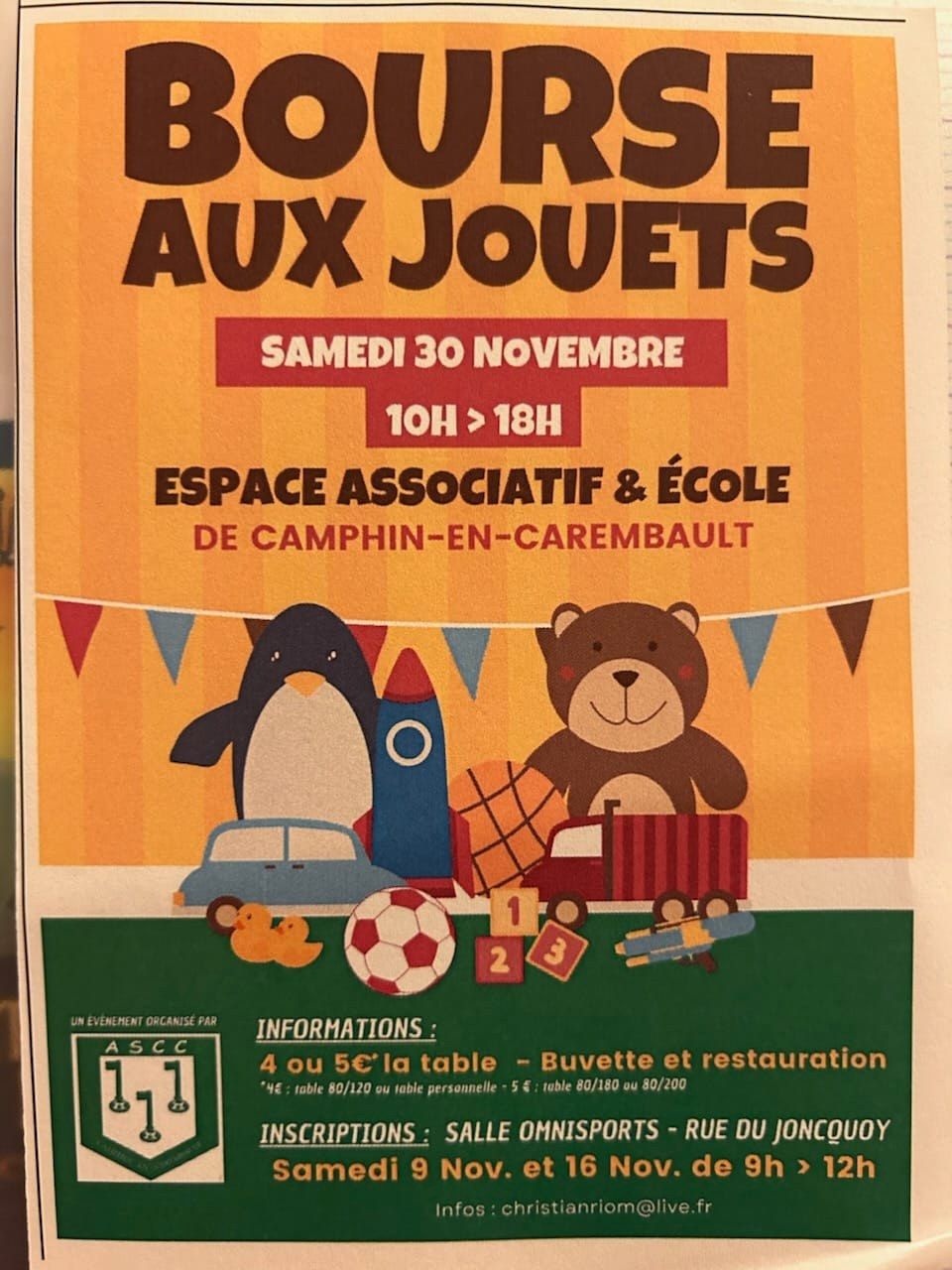 Bourse aux jouets 