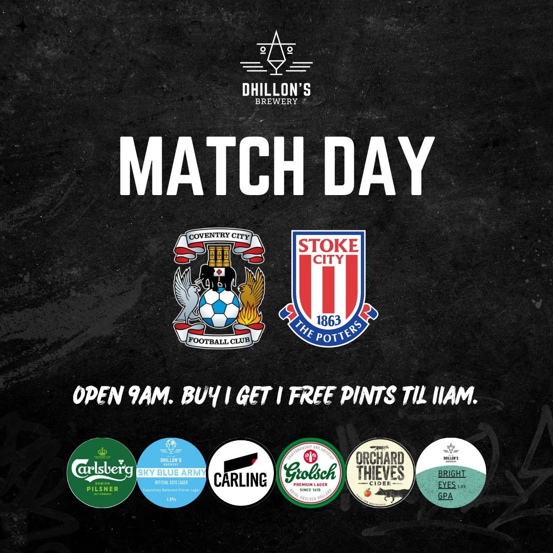 Coventry City V Stoke City \u26bd