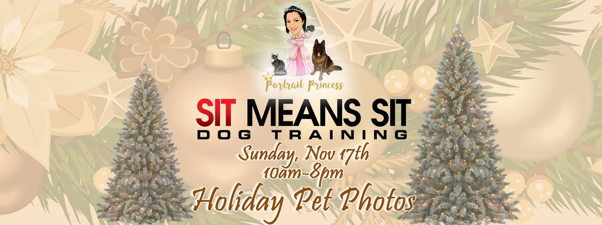 HOLIDAY PET PHOTOS @ Sit Means Sit