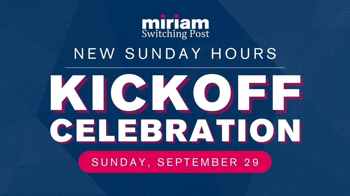 Sunday Hours Kickoff Celebration