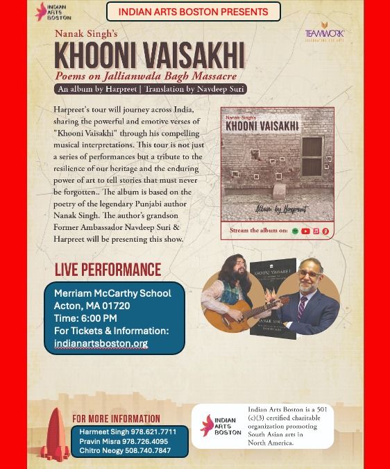 The Jallianwala Bagh Story (Khooni Vaisakhi) by Indian Arts Boston