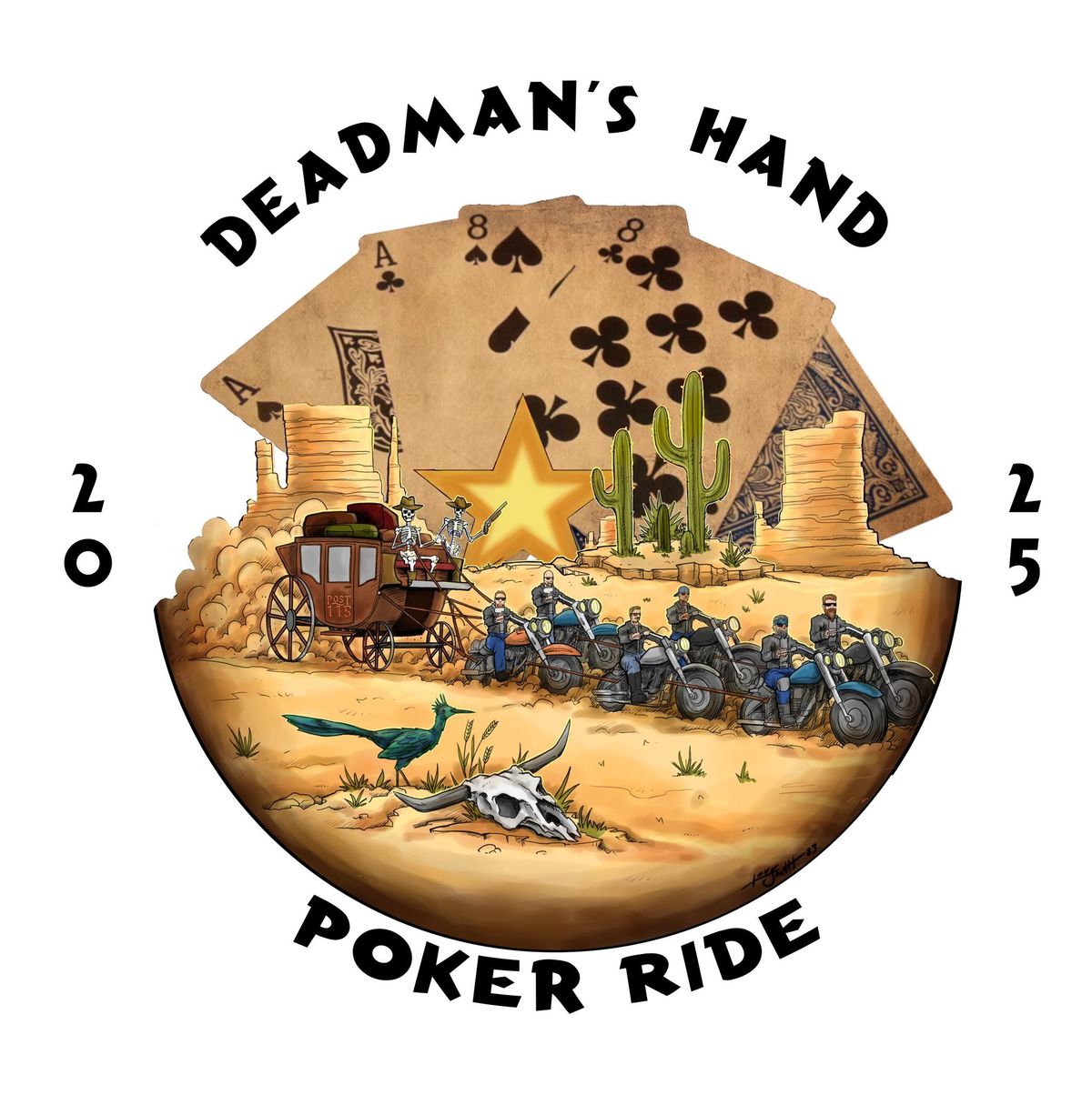 Deadman's Hand Poker Ride