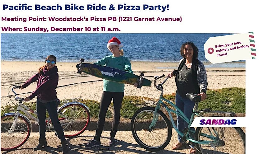 Pacific Beach Bike Ride & Pizza Party!