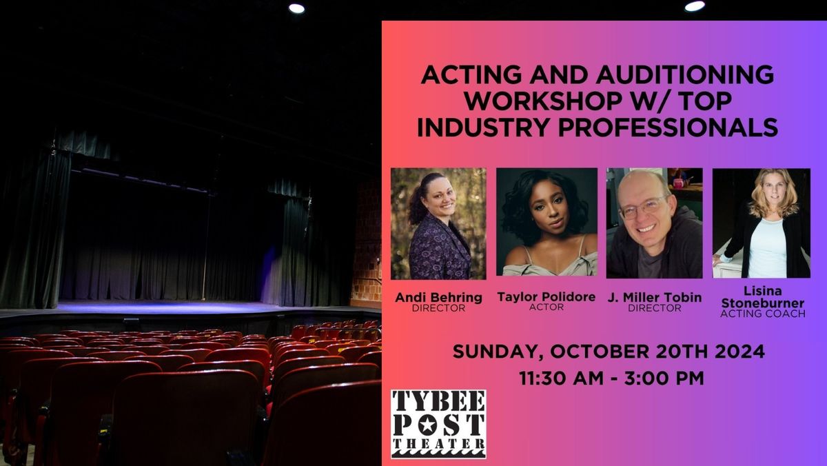 Acting & Auditioning Workshop w\/ Industry Professionals