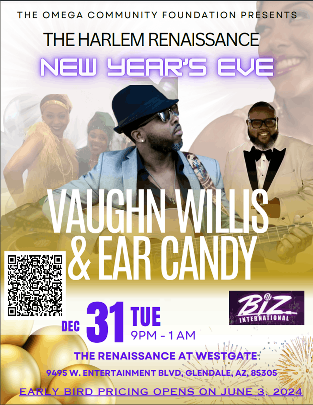 The Harlem Renaissance, a New Year's Eve with Vaughn Willis and Ear Candy