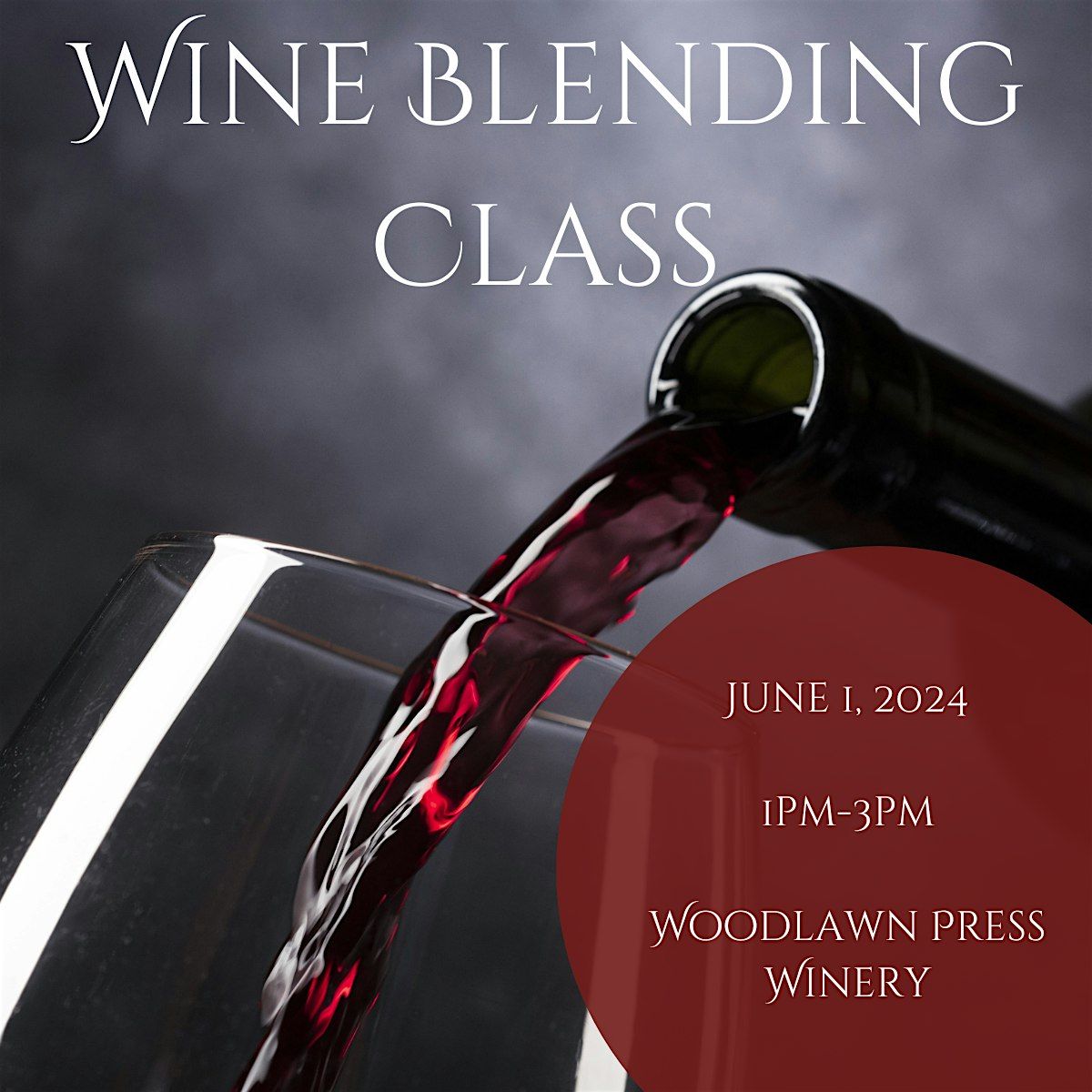 Wine Blending Class
