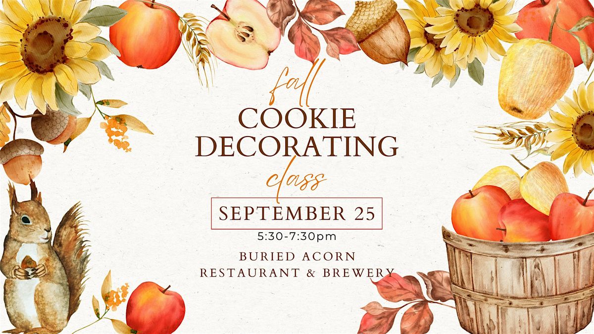 Fall Cookie Decorating Class