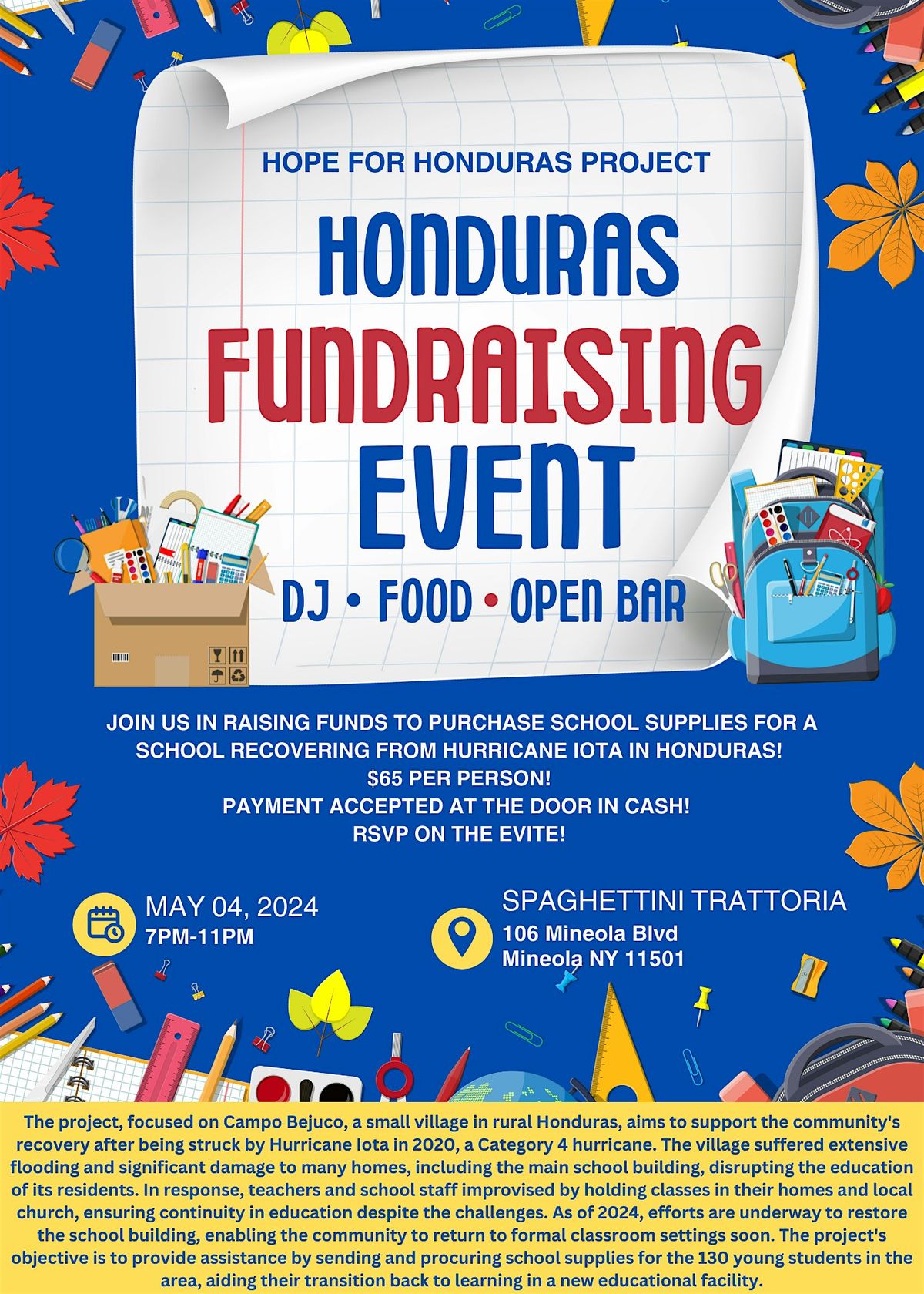 Hope for Honduras Fundraising Event